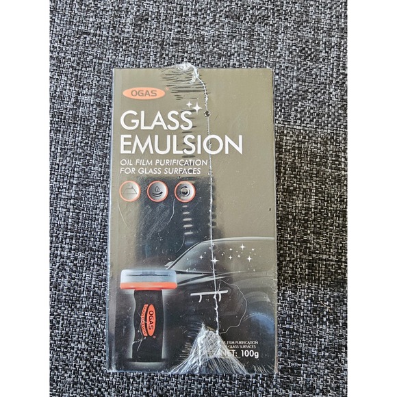 OGAS Other - 2 Pack OGAS Glass Emulsion Oil Film Remover Car Windshield Cleaner 100g Each